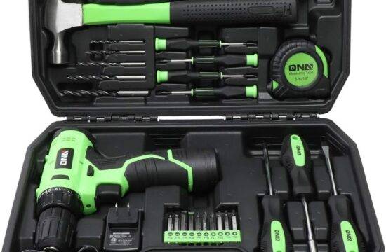 Roll over image to zoom in DNA MOTORING TOOLS-00018 Green 27 PCs 12V Cordless Power Drill Driver Bit Set