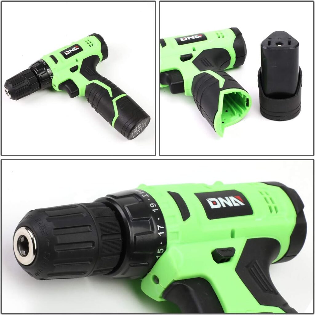 
Roll over image to zoom in






DNA MOTORING TOOLS-00018 Green 27 PCs 12V Cordless Power Drill Driver Bit Set