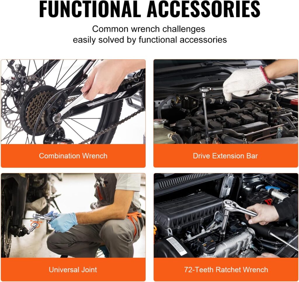 VEVOR Mechanics Tool Set and Socket Set