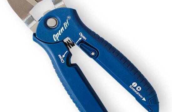 Zibra Open-It! All-In-One Multi Tool with Heavy-Duty Scissors, Box Cutter